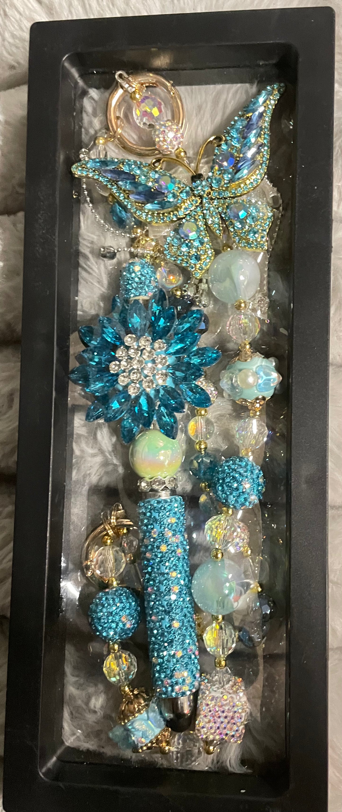 ✨ Beaded Pen & Chain Combo – Stylish Accessory Set for Everyday Use