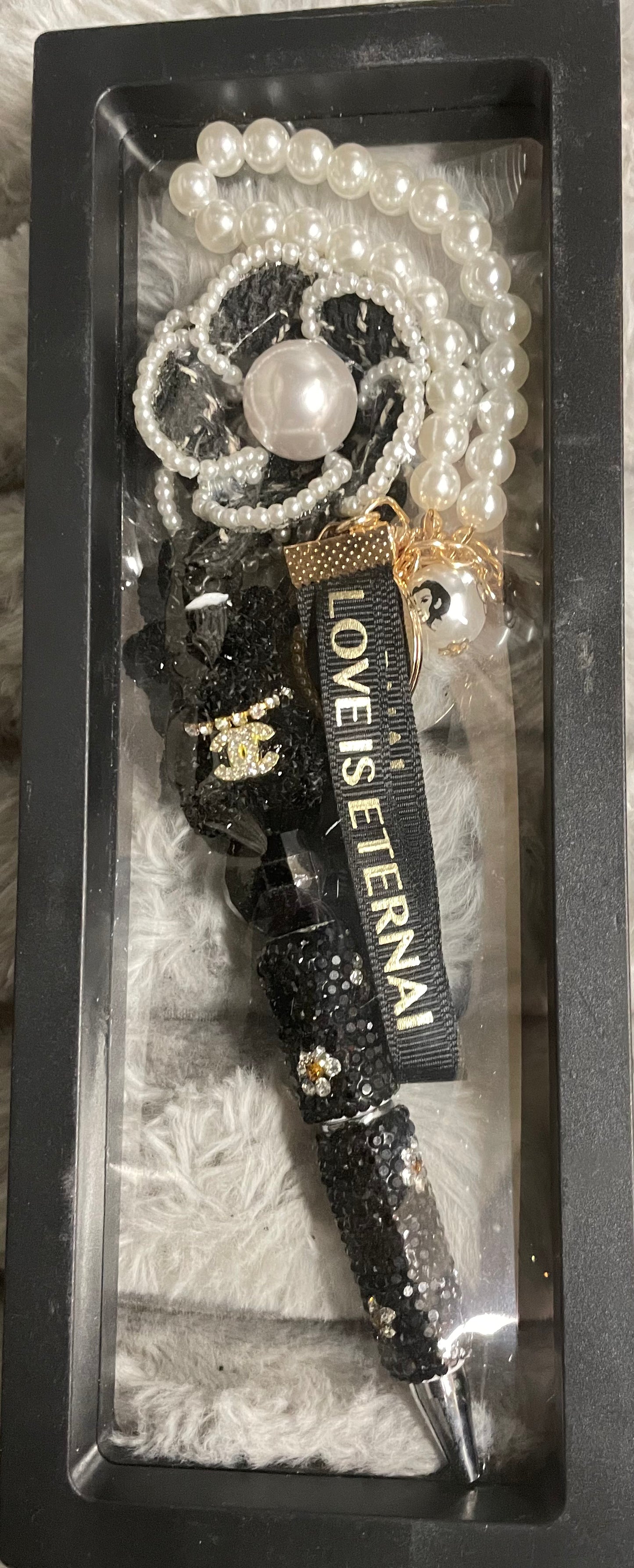 ✨ Beaded Pen & Chain Combo – Stylish Accessory Set for Everyday Use